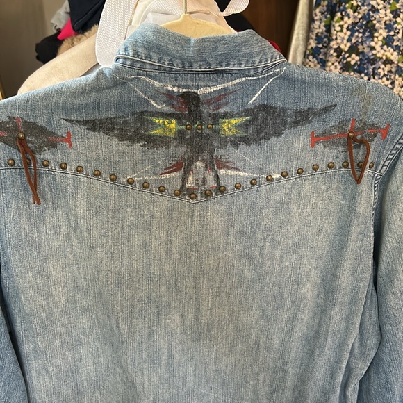 POLO Ralph Lauren Men’s denim long sleeve western shirt. - Picture 4 of 10